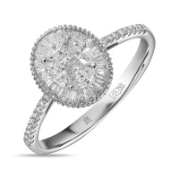 Кольцо с бриллиантами - фото 1 Кольцо с бриллиантами - фото 1