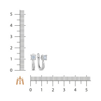 Серьги с бриллиантом - фото 2 Серьги с бриллиантом - фото 2