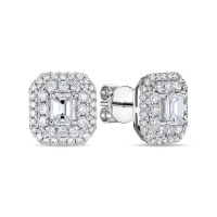 Серьги с бриллиантами - фото 1 Серьги с бриллиантами - фото 1