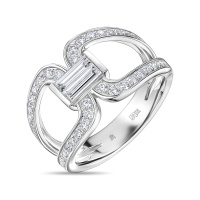 Кольцо с бриллиантом - фото 1