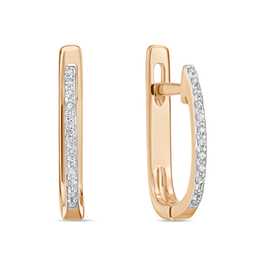 Серьги с бриллиантами и изумрудами