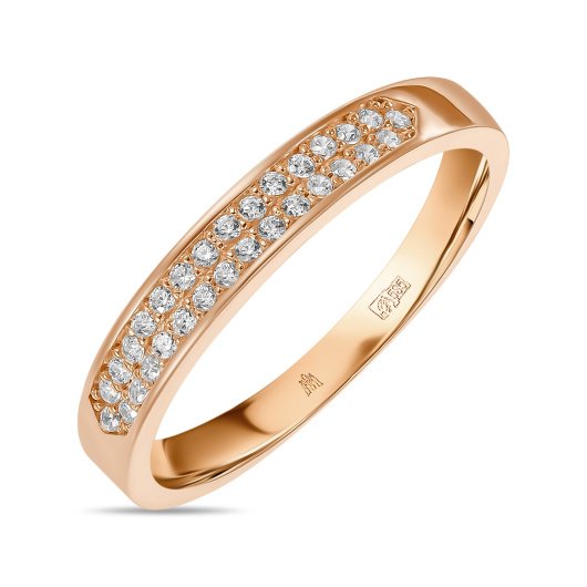 Кольцо с фианитом