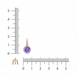 Подвеска с аметистом