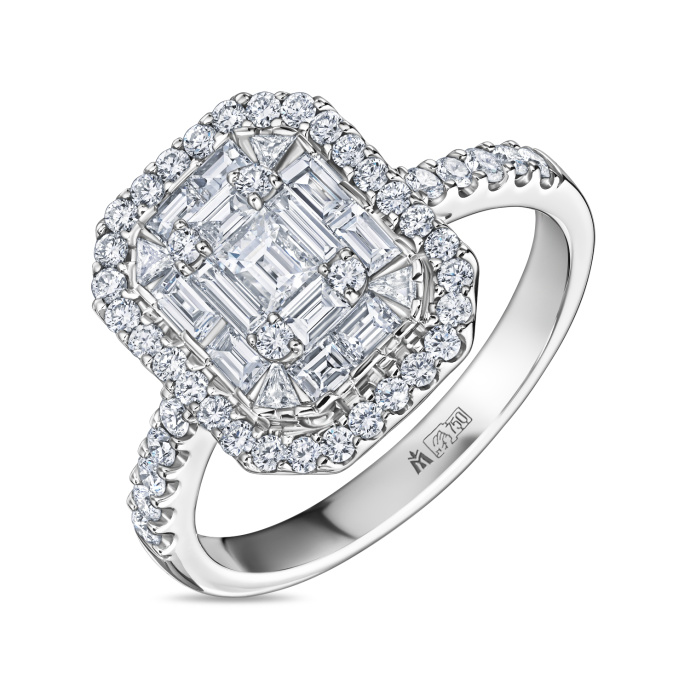 Кольцо с бриллиантами - фото 1 Кольцо с бриллиантами - фото 1