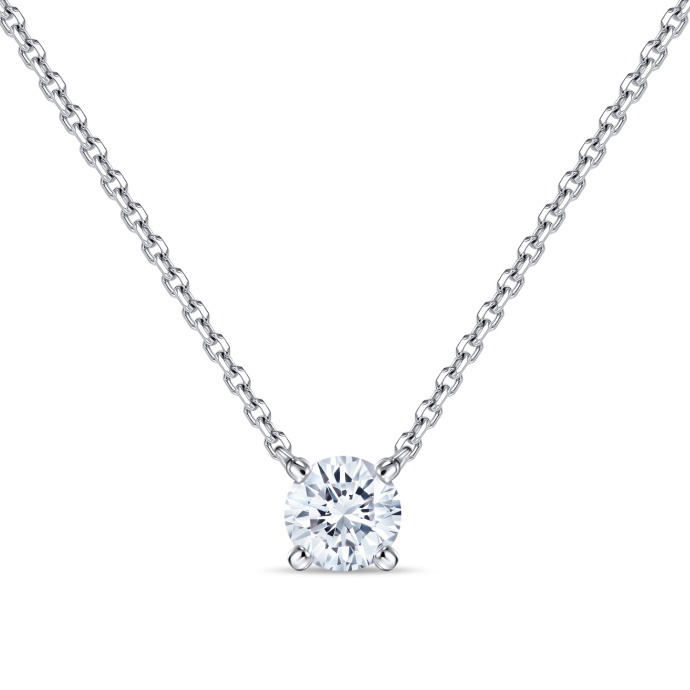 Колье с бриллиантом - фото 1