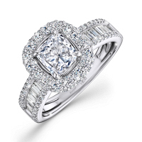 Кольцо с бриллиантами - фото 1