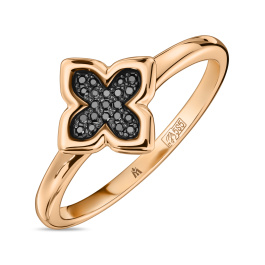 Кольцо с облагороженными бриллиантами