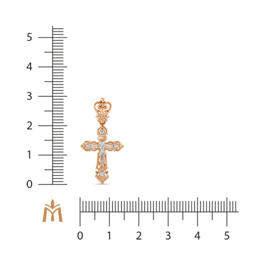 Крест с бриллиантами