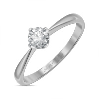 Кольцо с бриллиантом - фото 1 Кольцо с бриллиантом - фото 1