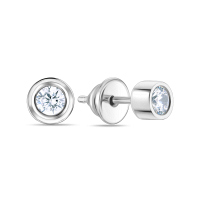 Серьги с фианитами - фото 1