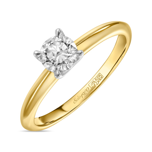 Кольцо с бриллиантом