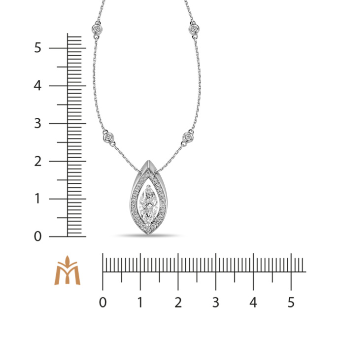 Колье с бриллиантом - фото 2 Колье с бриллиантом - фото 2