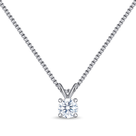 Колье с бриллиантом