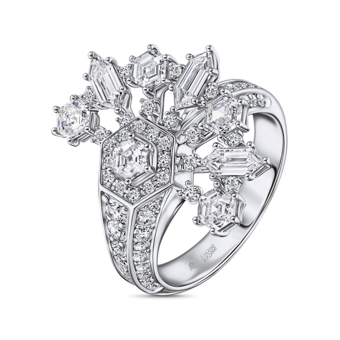 Кольцо с бриллиантом - фото 1