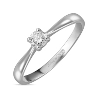 Кольцо с бриллиантом - фото 1 Кольцо с бриллиантом - фото 1