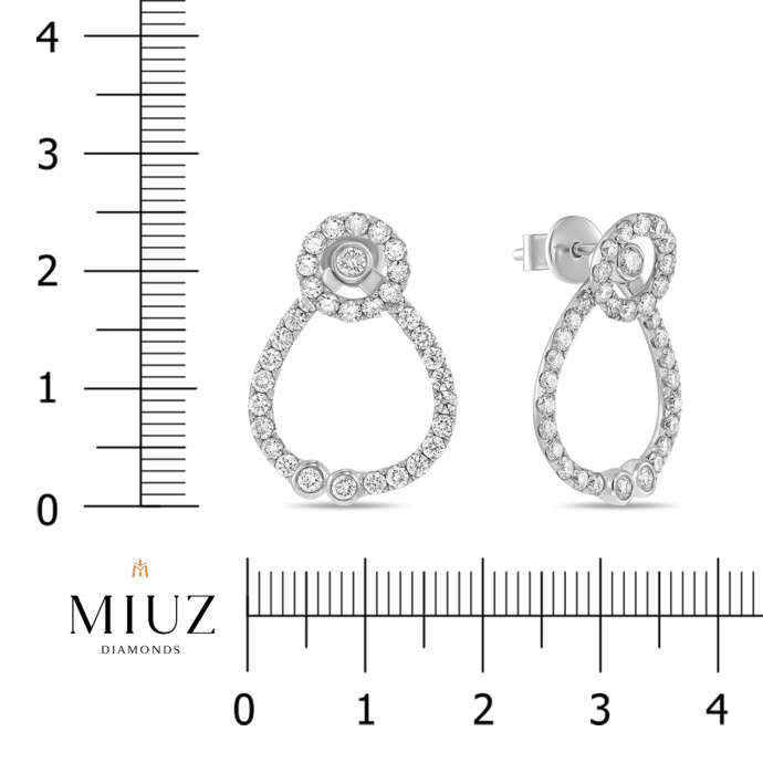 Серьги с бриллиантами - фото 2