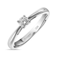 Кольцо с бриллиантом - фото 1 Кольцо с бриллиантом - фото 1