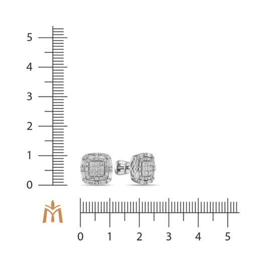Серьги с бриллиантами