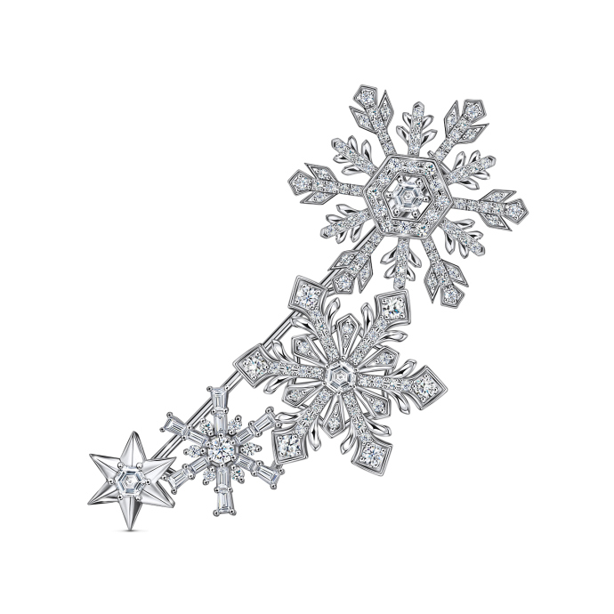 Брошь с бриллиантом - фото 1