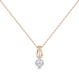 Колье с бриллиантом