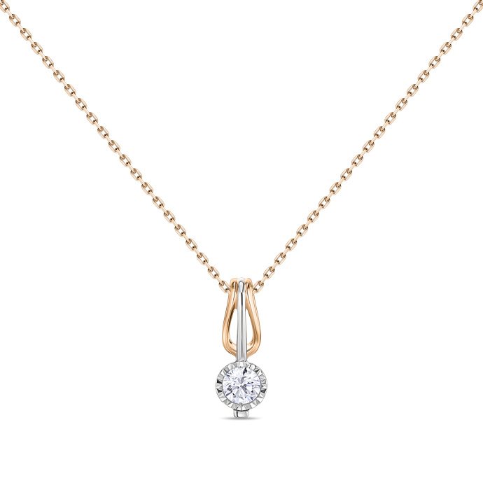 Колье с бриллиантом - фото 1 Колье с бриллиантом - фото 1