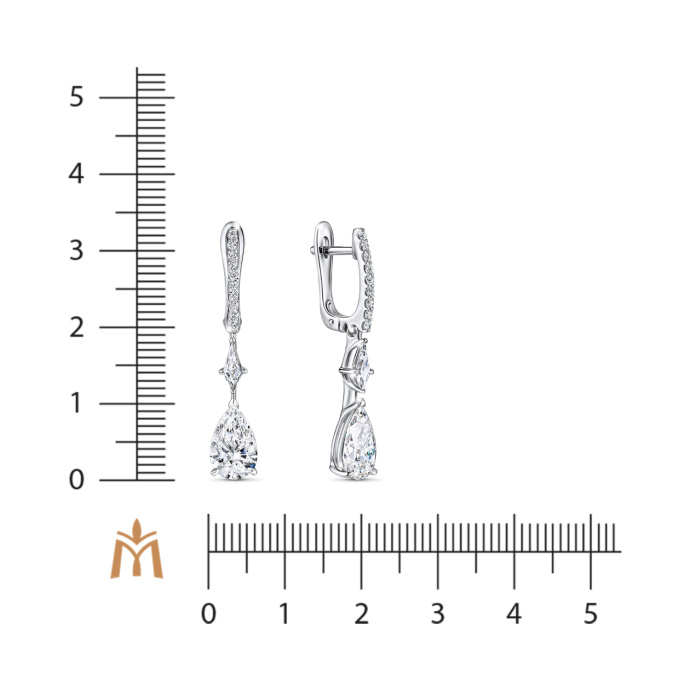 Серьги с бриллиантом - фото 2 Серьги с бриллиантом - фото 2