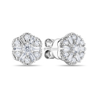 Серьги с бриллиантами - фото 1 Серьги с бриллиантами - фото 1