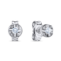 Серьги с бриллиантами - фото 1