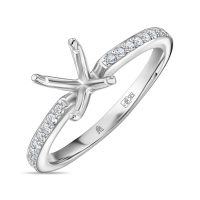 Кольцо с бриллиантами - фото 1