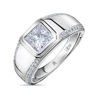 Мужское Кольцо с бриллиантом - фото 1 Мужское Кольцо с бриллиантом - фото 1