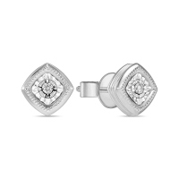 Серьги с бриллиантами - фото 1