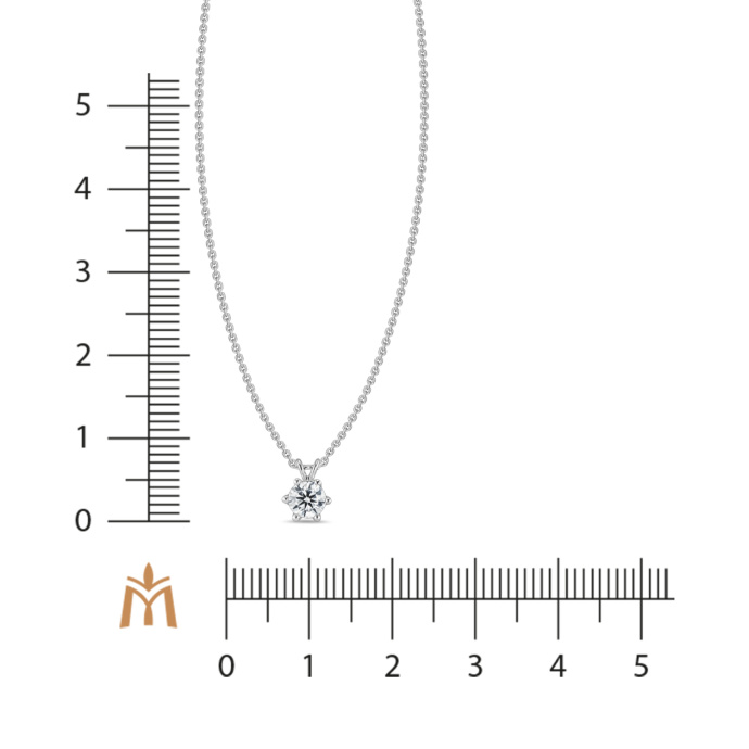 Колье с бриллиантом - фото 4