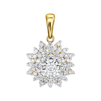 Подвеска с бриллиантами - фото 1