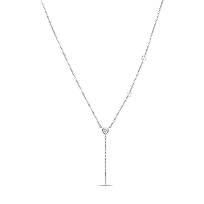 Колье с фианитом - фото 1