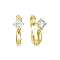 Серьги с бриллиантами - фото 1