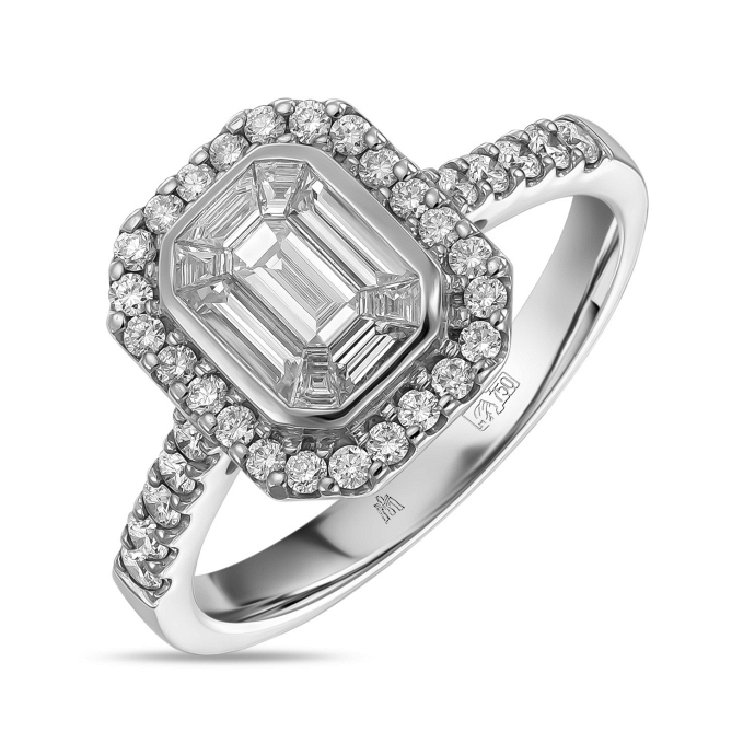 Кольцо с бриллиантами - фото 1