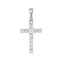 Крест с бриллиантами - фото 1 Крест с бриллиантами - фото 1