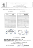 Бриллиант круглая огранка 1.07 карат - фото 4