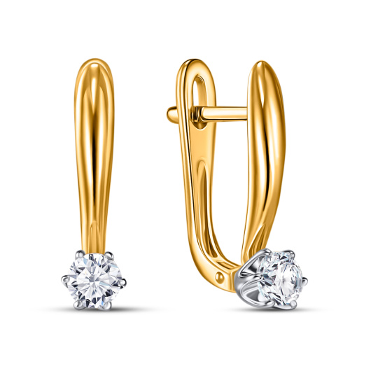 Серьги с бриллиантами