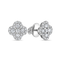 Серьги с бриллиантом - фото 1 Серьги с бриллиантом - фото 1