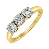 Кольцо с бриллиантами - фото 1