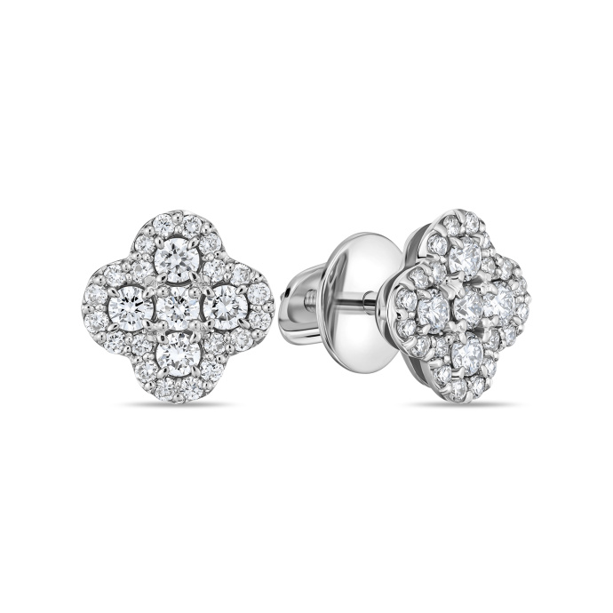 Серьги с бриллиантом - фото 1 Серьги с бриллиантом - фото 1