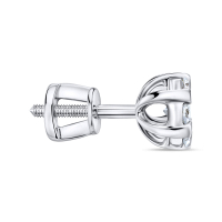 Серьги с бриллиантом - фото 2