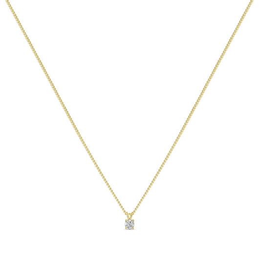 Колье с бриллиантом