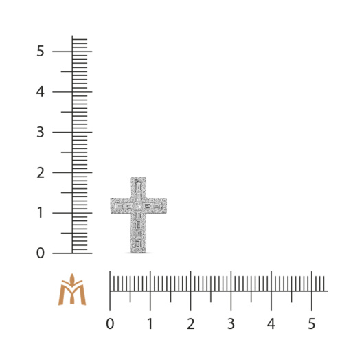 Крест с бриллиантами