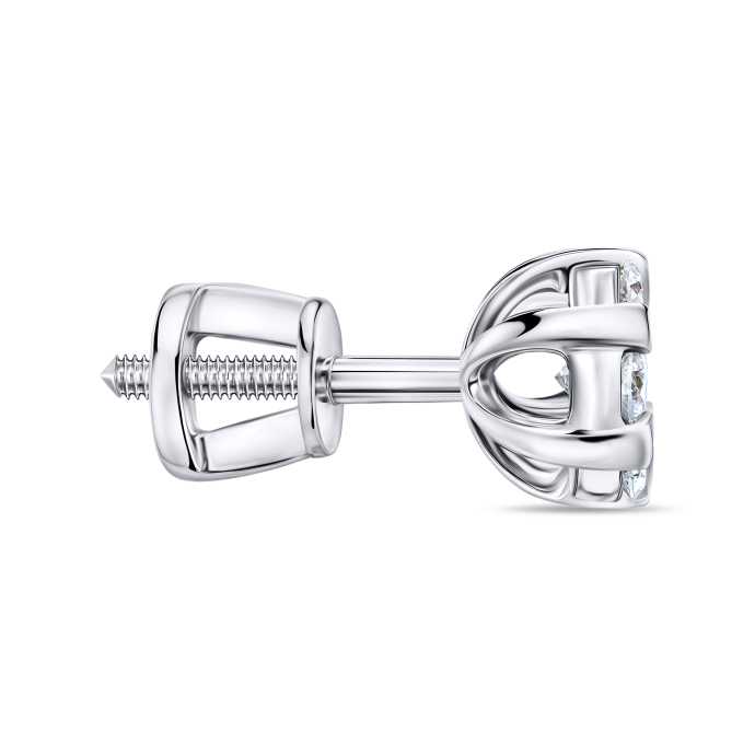 Серьги с бриллиантом - фото 2