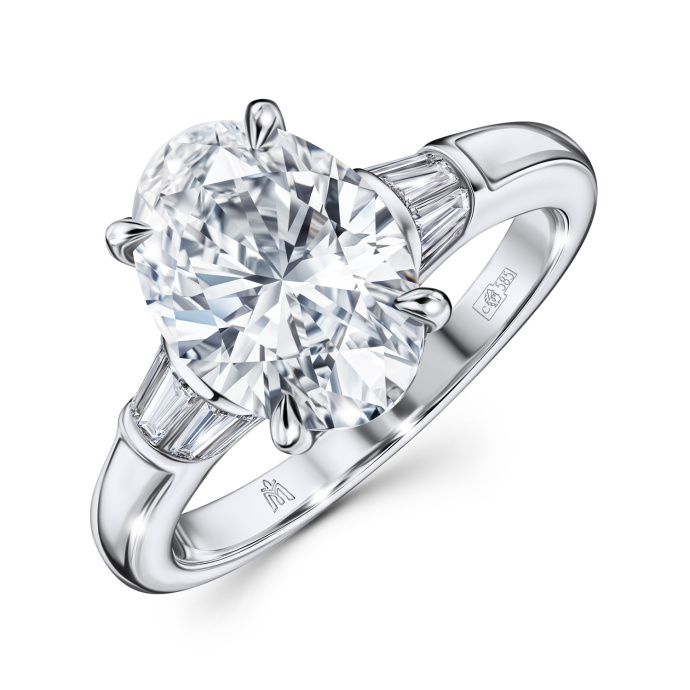 Кольцо с бриллиантом - фото 1 Кольцо с бриллиантом - фото 1