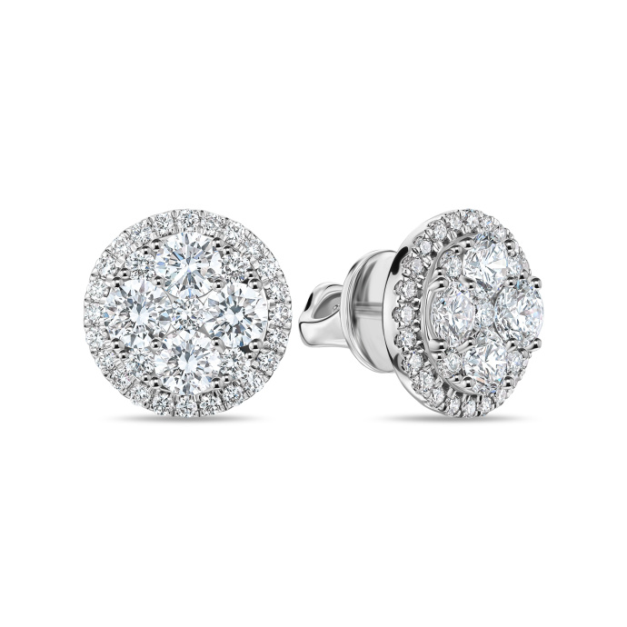 Серьги с бриллиантом - фото 1 Серьги с бриллиантом - фото 1