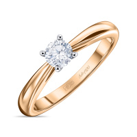 Кольцо с бриллиантом - фото 1