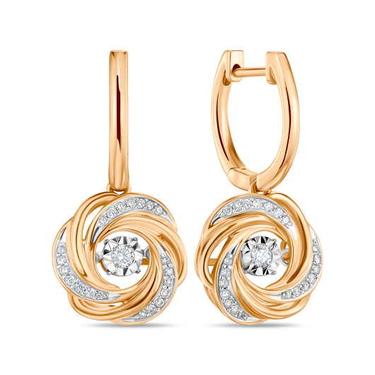 Серьги с бриллиантами